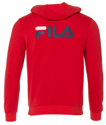 Мужская теннисная кофта Fila Sweathoody Edward M - красный