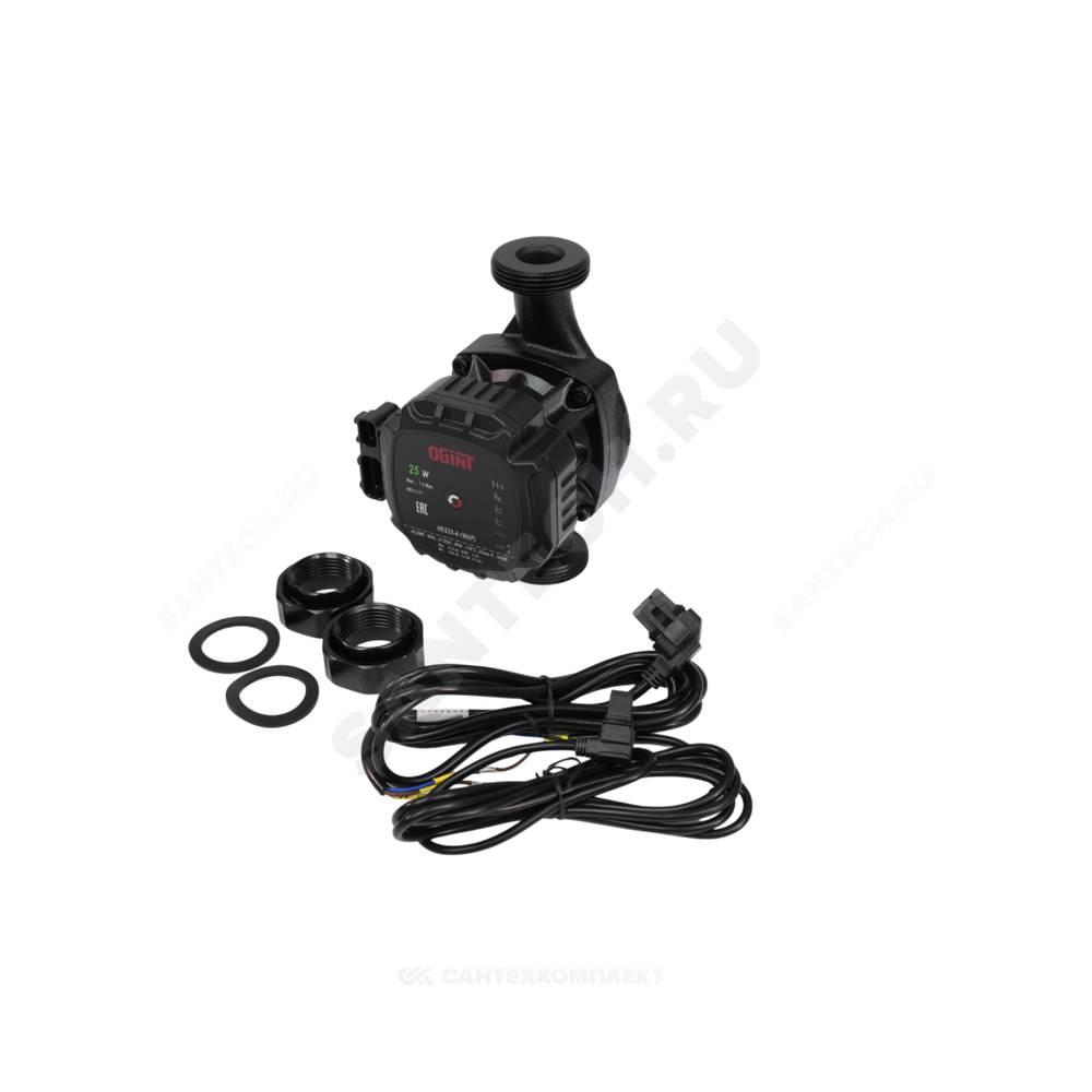 Насос циркуляционный с мокрым ротором HES25-4-180(P) PN10 1х220-240В/50 Гц Ogint