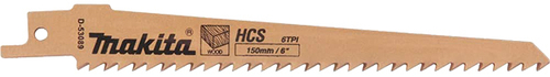 Сабельная пилка для дерева 150x1,2x6TPI Makita D-53089