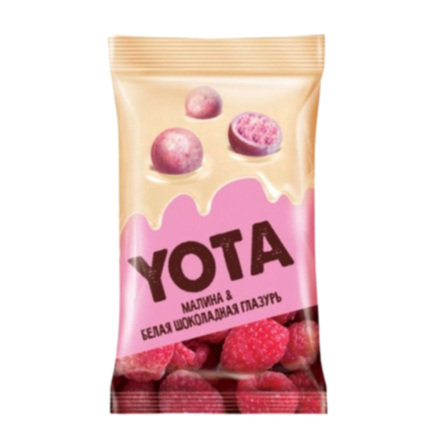 Драже Йота Хрустящий шарик с малиной 40 гр
