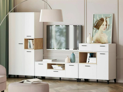 Гостиная Bergen 2 белый/Дуб Бунратти