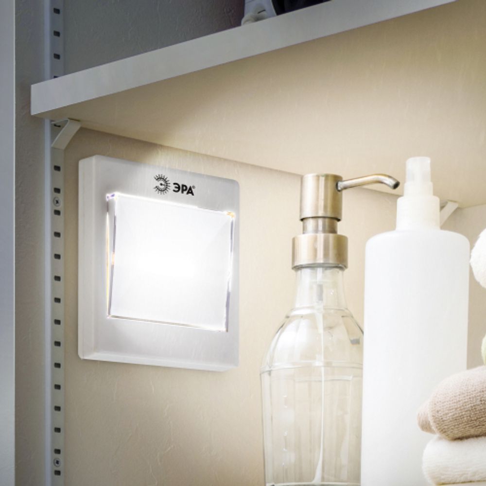 Светодиодный фонарь подсветка ЭРА Пушлайт SB-606 кликер для бытовой подсветки