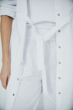 Халат женский м182 сансара белый