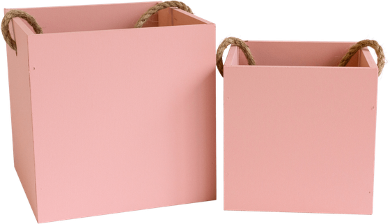 Ящик для декора набор 2 в 1 (пудра)