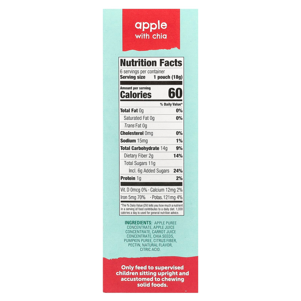 Beech-Nut, Fruti Bites со скрытыми овощами, набор со вкусом, 12 пакетиков по 18 г (0,63 унции)