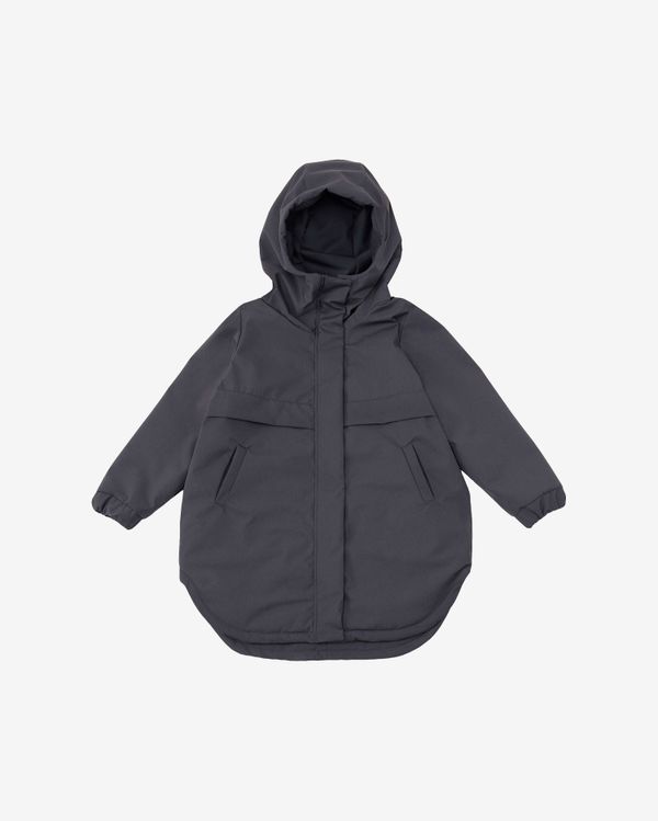 Куртка утепленная женская антрацит - фото 1