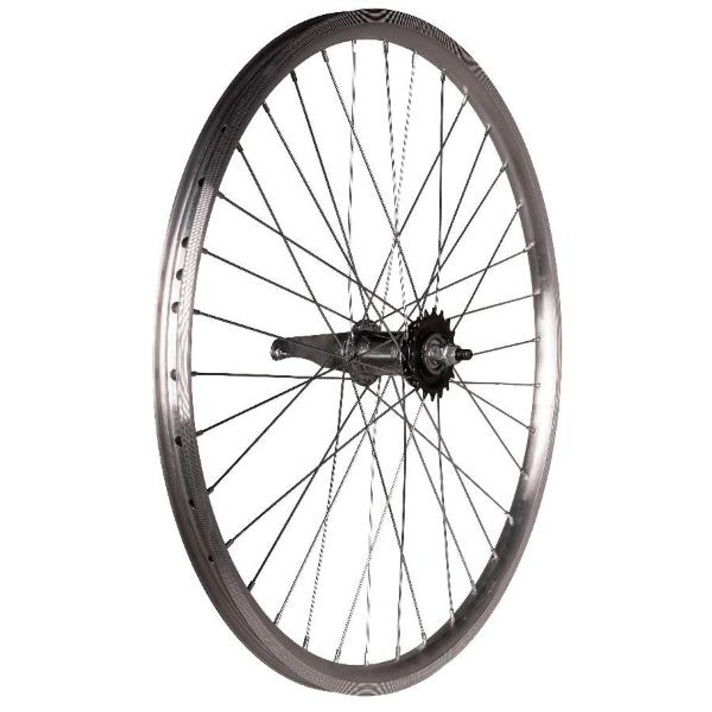 Колесо 26" заднее в сборе VelRosso дв.ал.об,гайки,нож.тормоз,WSM-26R