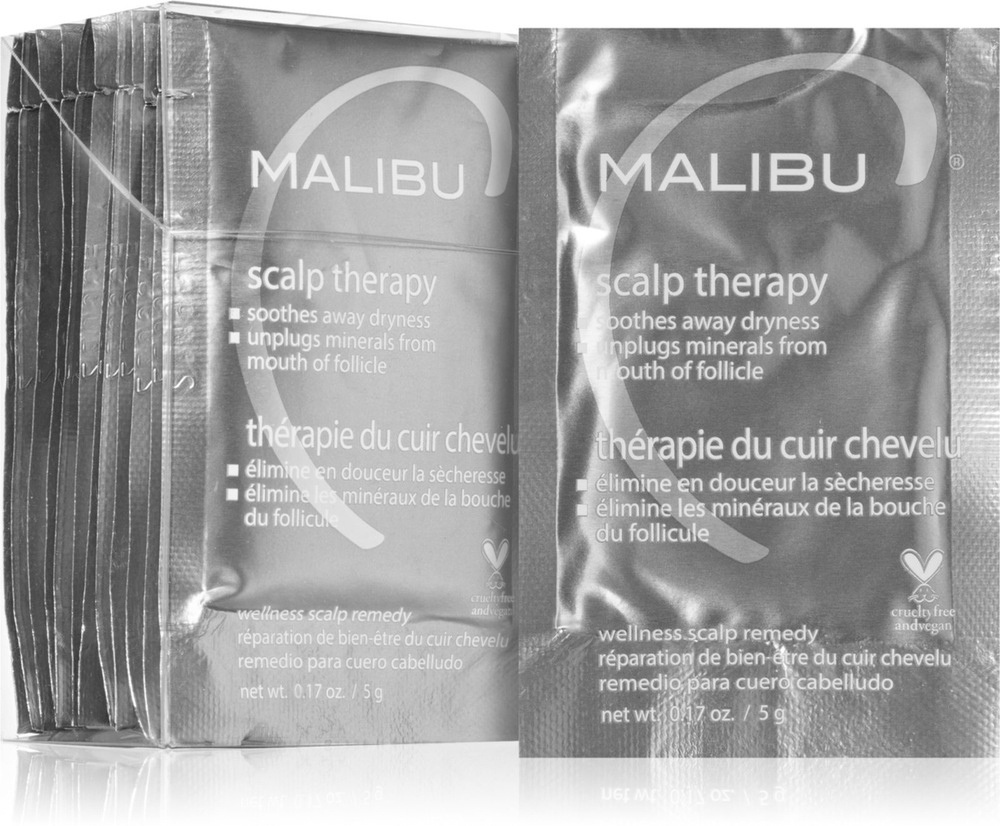 Malibu C Wellness Hair Remedy Scalp Therapy - уход за кожей головы /   12x5  g  / GTIN 757088159358