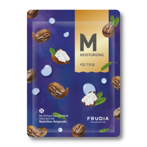 FRUDIA Восстанавливающая маска с маслом ши тканевая 20 мл (040194)