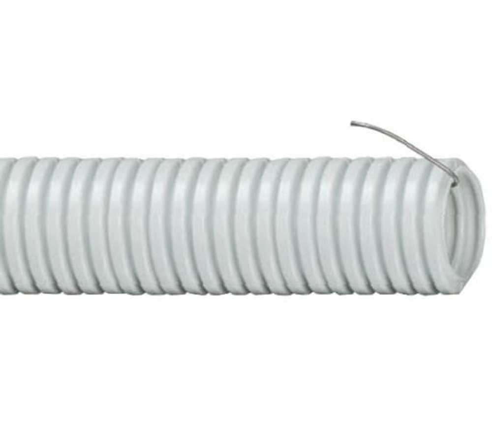 Труба Гофрированная ПВХ 32 IEK с протяжкой (бухта 25м) CTG20-32-K41-025I