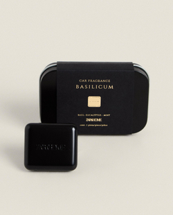 Zara Home Ароматизатор для автомобиля Basilicum 20 мл, аромат свежий цитрусовый, Горчичный