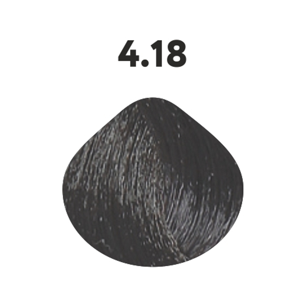 4.18 крем-краска KAARAL Baco Color Collection каштан пепельно-коричневый - 100 мл.