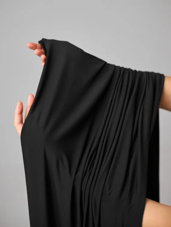 Модал, кулирная гладь, Турция, черный 170