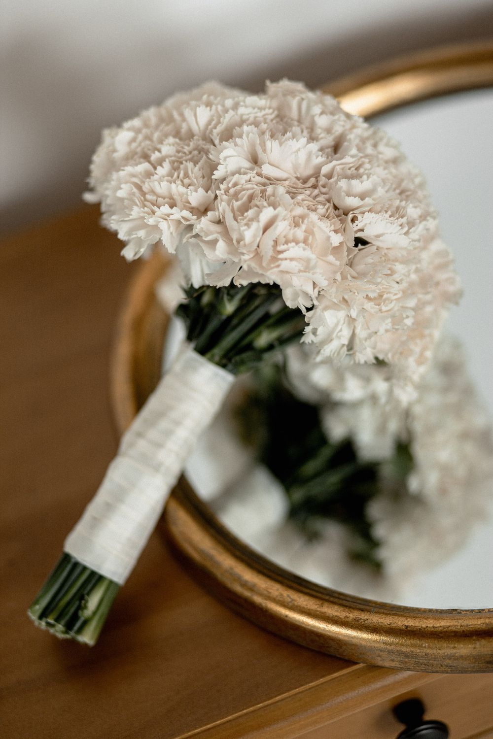 Свадебный букет из диантусов