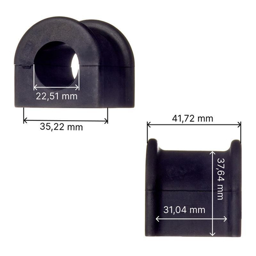 Втулка стабилизатора переднего Avantech ABH0166