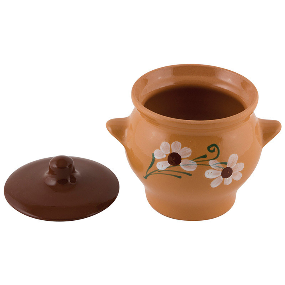 Горшок 0,65 л для жаркого "Цветы". 006692-SK