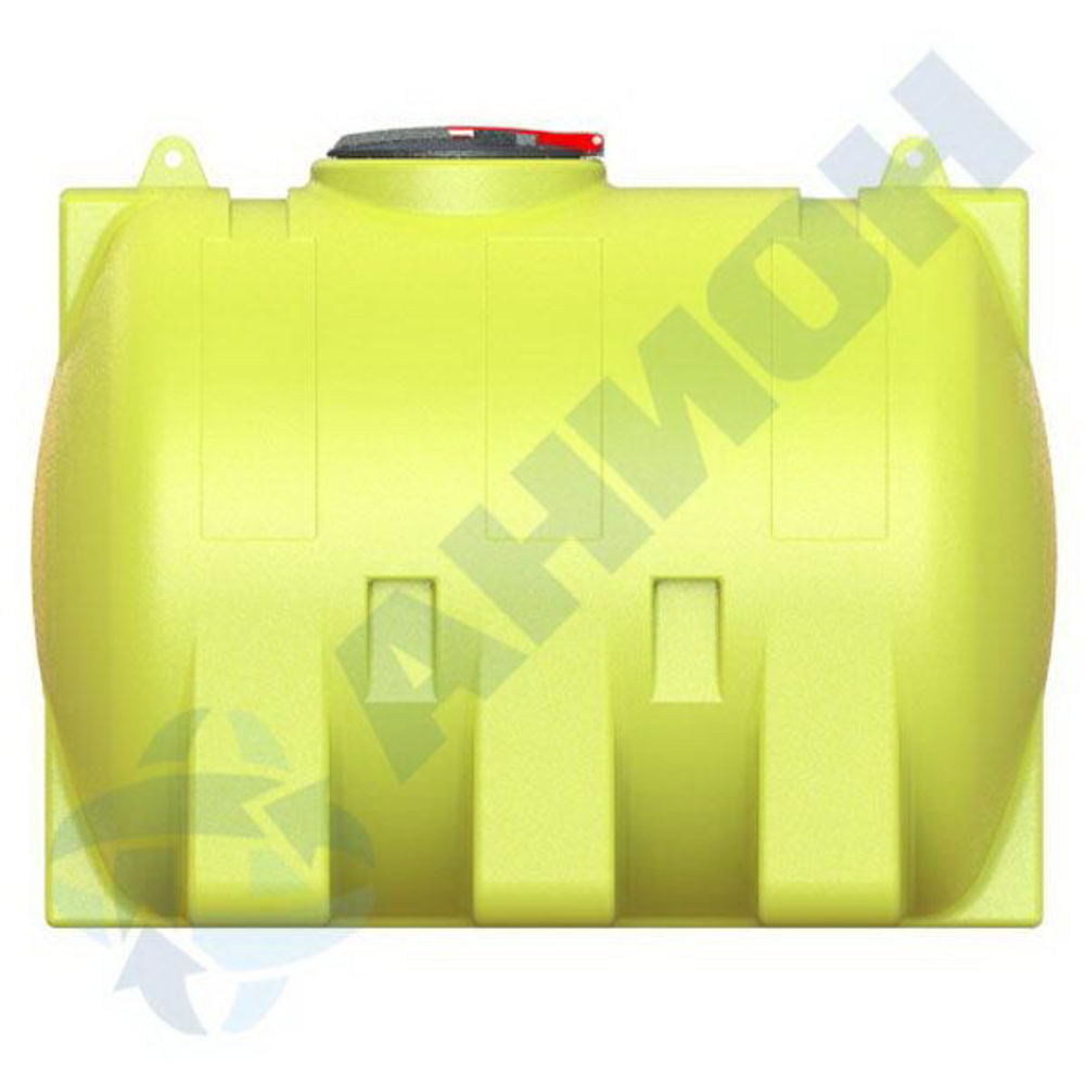 Емкость 2100л МН усиленная с откидной  крышкой с клапаном Анион 2100 л. горизонтальная (1815x1320x1410см;желтый) - арт.559546