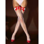 Чулки медсестры в сетку с бантиками (Sense) (S/M)