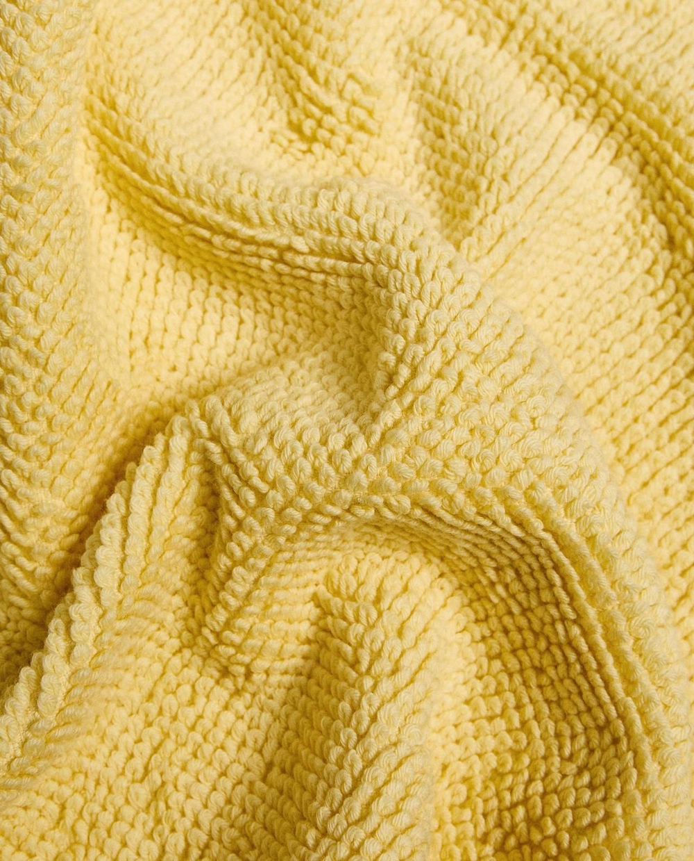 Zara Home - Гладкий нескользящий коврик для ванной, желтый, 50x70 см