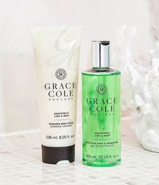 Грейпфрут, лайм и мята гель для ванны и душа, Grace Cole