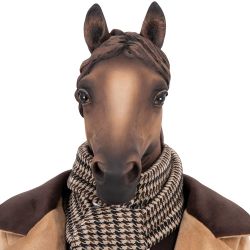 Кукла интерьерная коллекционная Конь Сэр Джон