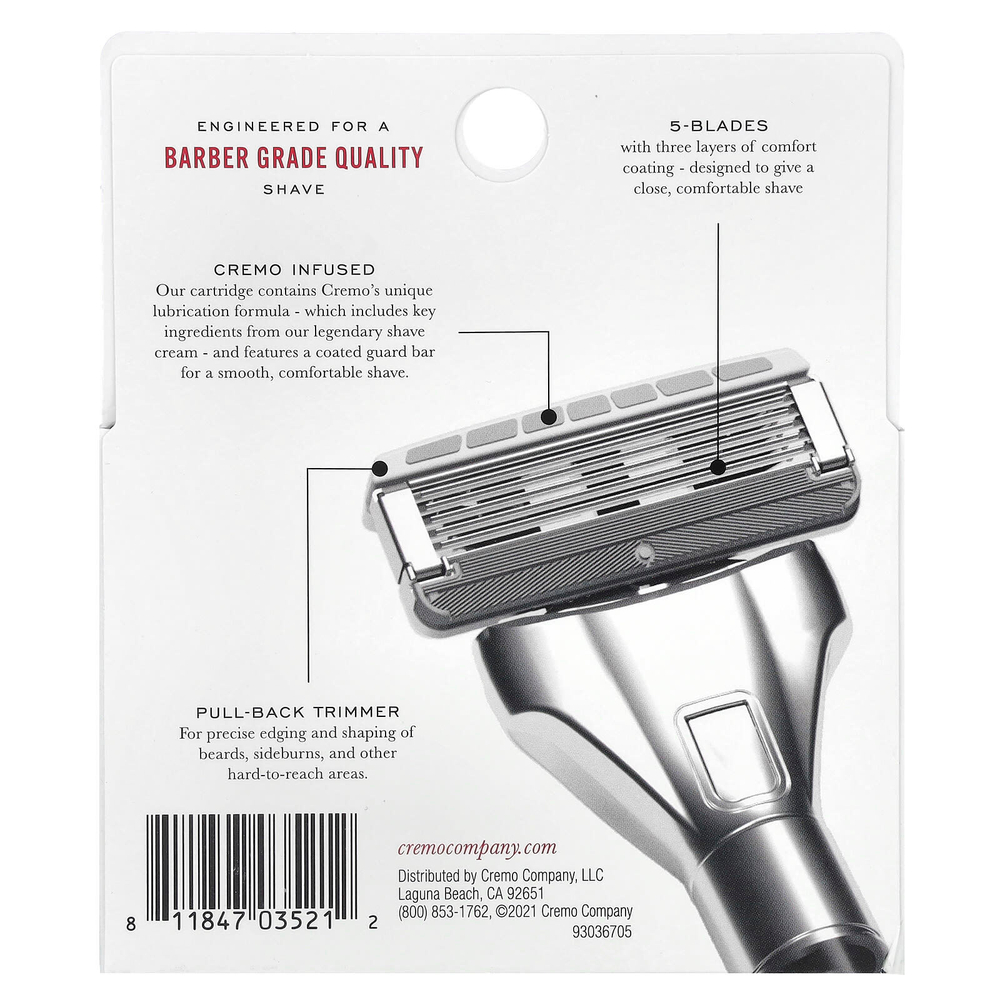 Cremo, Razor, 4 шт.