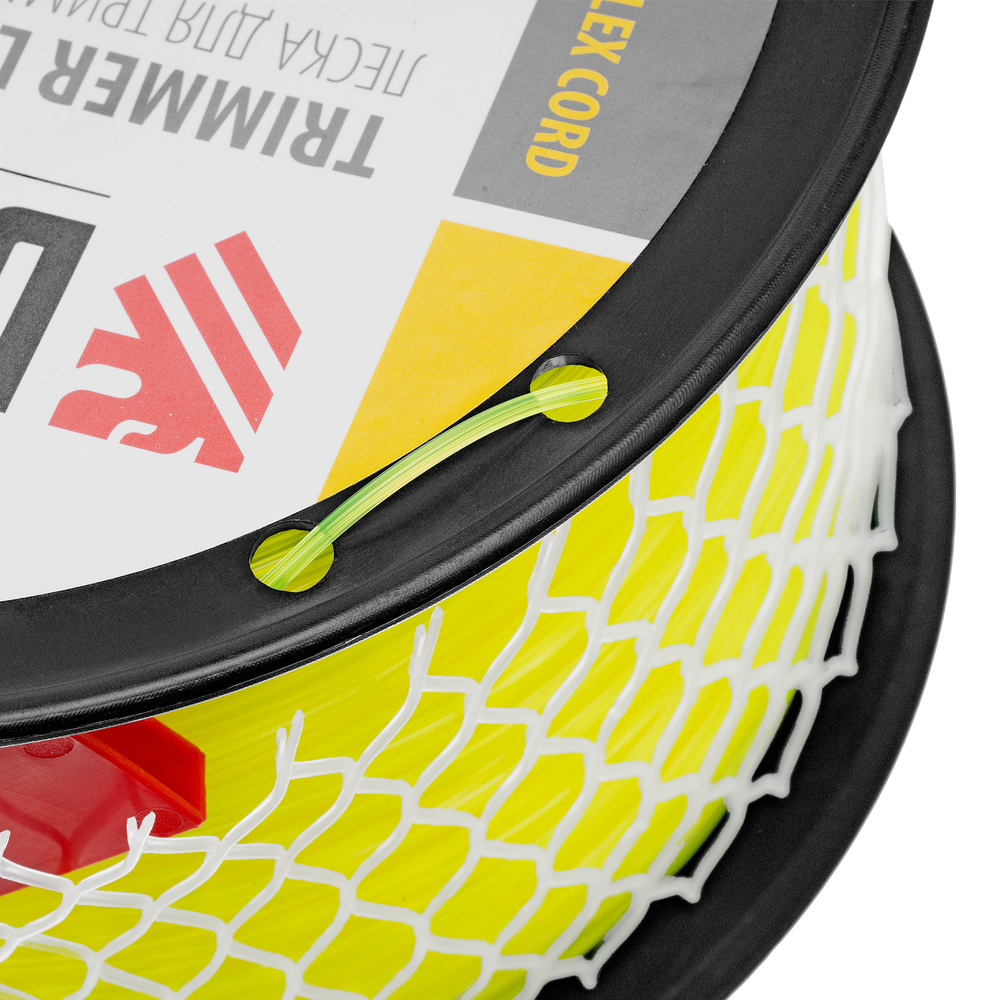 Леска для триммера звезда, 1,6мм х 552м, на DIN катушке FLEX CORD,  Denzel