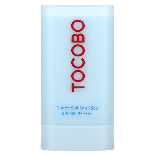 Tocobo, Мягкий солнцезащитный стик из хлопка, SPF 50+/PA ++++, 19 г (0,67 унции)