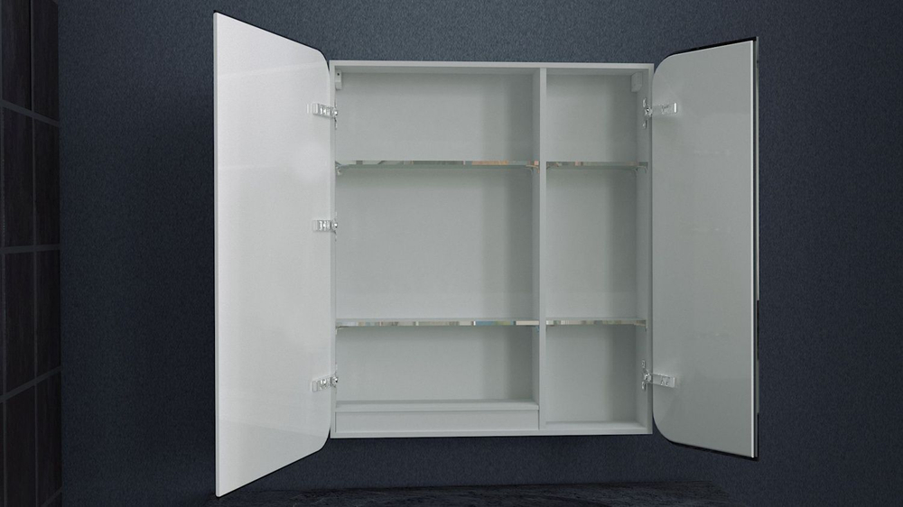 Зеркало-шкаф с подсветкой ART&MAX, левый ART&MAX VERONA  AM-Ver-700-800-2D-L-DS-F