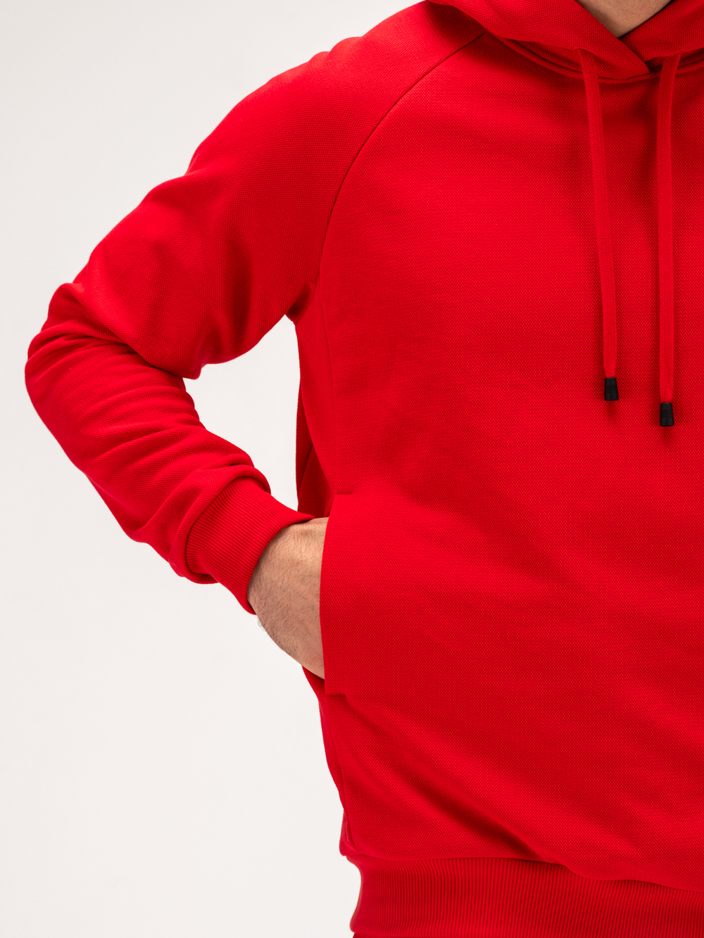 Костюм мужской спортивный теплый. Красный