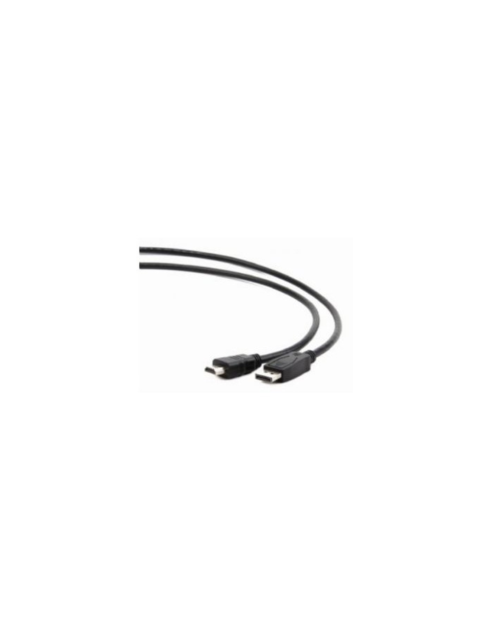 Cablexpert Кабель DisplayPort-&gt;HDMI, 10м, 20M/19M, черный, экран, пакет (CC-DP-HDMI-10M)