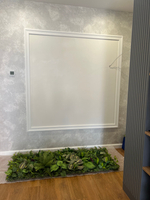 Вертикальное озеленение искусственными растениями и мхом