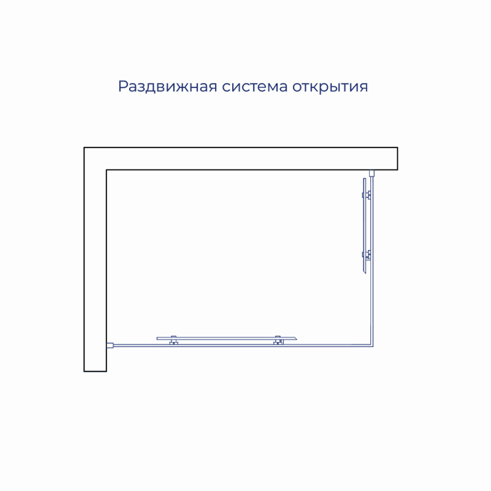 Душевой уголок RGW PA-040 (Матовое-Сатинат, 900x1000)