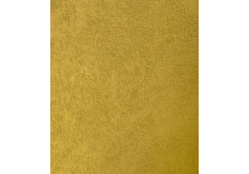 Стул на металлокаркасе Дагрун горчичный / черный каркас