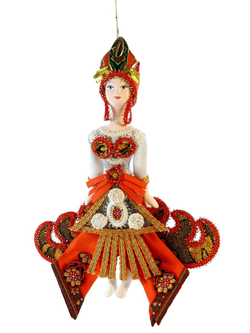 Кукла-подвеска коллекционная Жар-птица по эскизам Л. Бакста