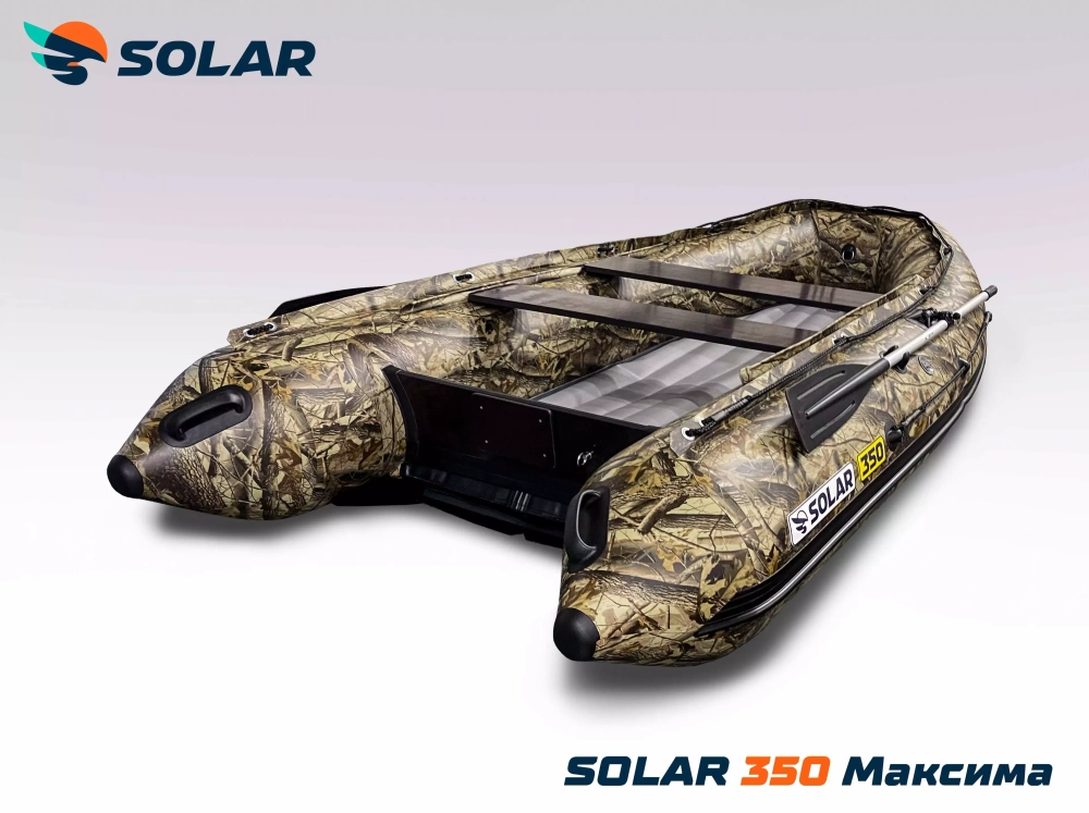 Лодка надувная моторная solar-350 к (максима)