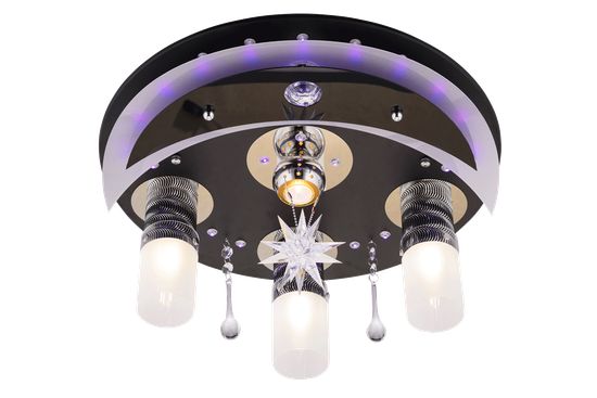 8054/3+1 BK+CR MIX (1) Люстра