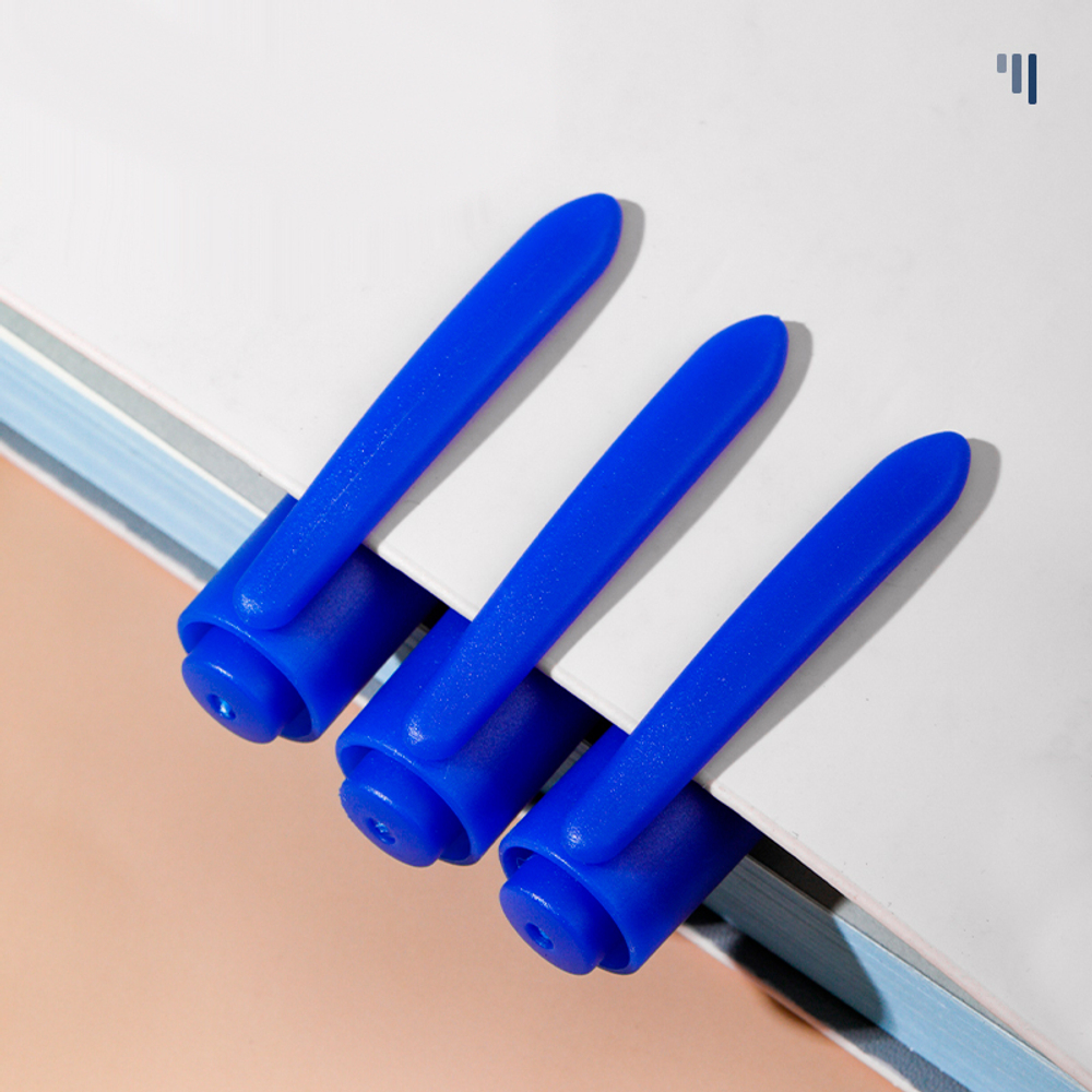 Маркер для CD/DVD DELI "Mate" перманентный двухсторонний, 0,5-1,0 мм, синий