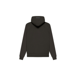 Худи Fear of God Essentials Hoodie Wood Off Black, FOG-FW22-558