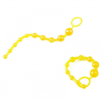 Анальная цепочка OnJoy желтого цвета (Цвет: желтый)