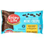 Enjoy Life Foods, Мини-капли, полугорький шоколад, 283 г