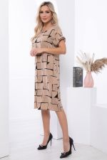 Платье "Бренди" (кофе с молоком) П7014 LT Collection (Акция)