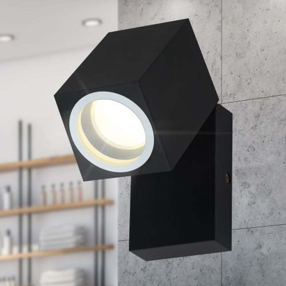 Подсветка декоративная WL37 BK MR16/GU10 для интерьера фасадов зданий черн. Эра Б0054408 Подсветка декоративная WL37 BK MR16/GU10 для интерьера фасадов зданий черн. Эра Б0054408