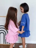 Костюм для девочки летний футболка и юбка шорты