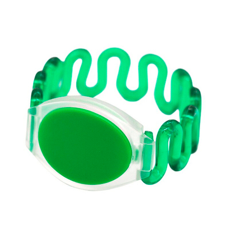 Пружинный RFID браслет T5577 (TEMIC) ЗЕЛЕНЫЙ