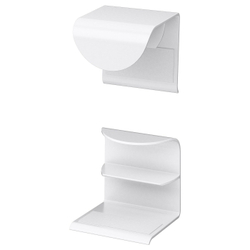IKEA DRAGSMARK  (ИКЕА ДРАГСМАРК)  -  Обжимная ручка, белая, 40 мм