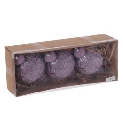 GAEM Набор из 3шт Украшение новогоднее "Шар", L28 W7,5 H11 см