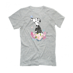 Футболка "Далматин и птичка"