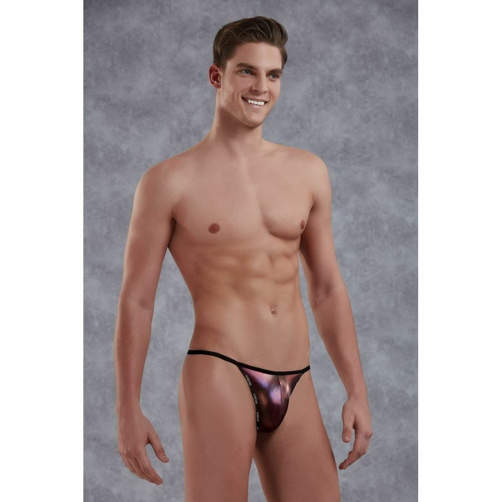Мужские трусы стринги бордовые Doreanse 1330 String