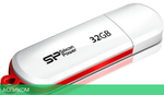 USB Flash-накопитель Silicon-Power LuxMini 320 32GB белый (SP032GBUF2320V1W)